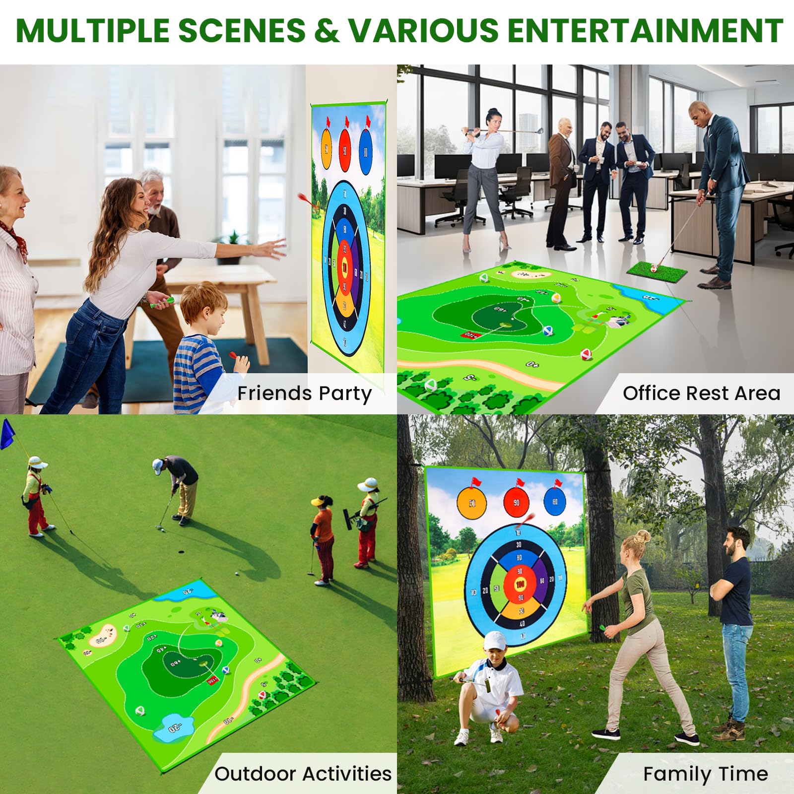 LYDARZ Swing-training mat helps backyard practice feel more professional.
