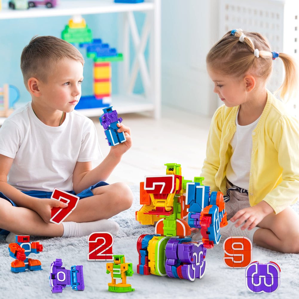 Lydaz Number Bots gift ready set ideal for birthdays or holidays.
