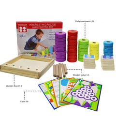 Lydaz safe wooden materials ensure kid-friendly, tactile play.