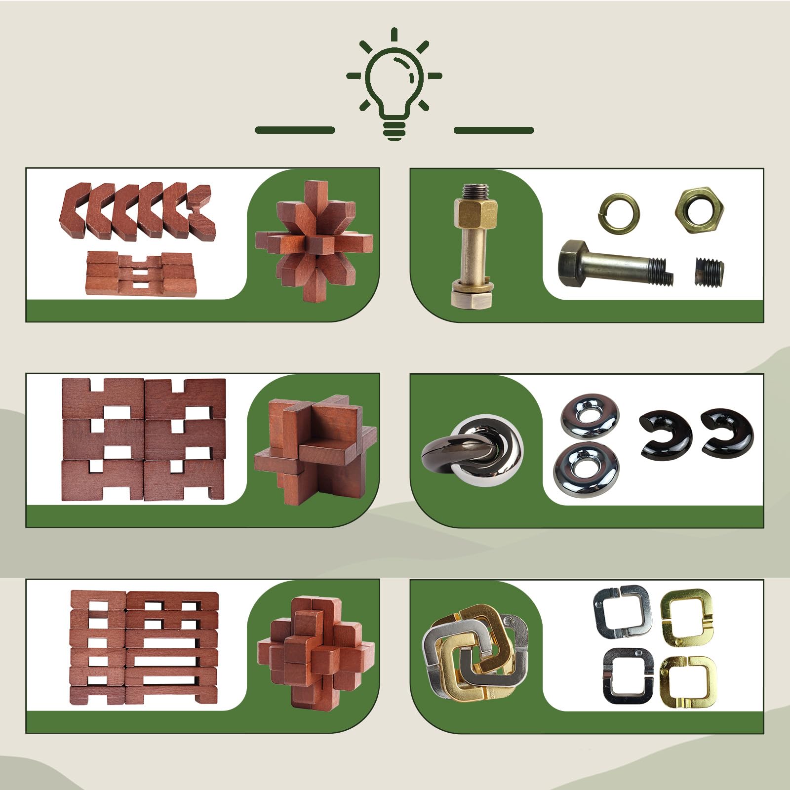 LYiUP lock puzzle desk toy enhances concentration and desk decoration.