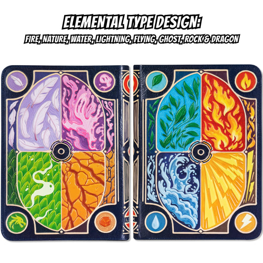 LYNX 3D Card Binder Pokemon spine with durable construction