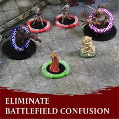 LYNX condition rings feature a 360-degree readable design for all players.