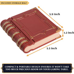 Compact and portable commander codex designed for game nights and tournaments.