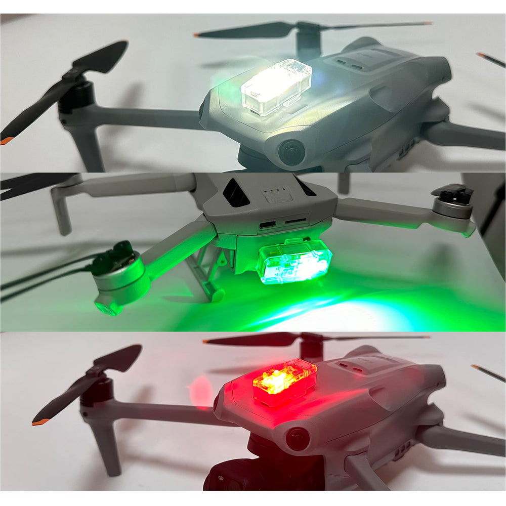 LYONGTECH drone strobe lights provide visual distance over 3 miles for safer night flights.