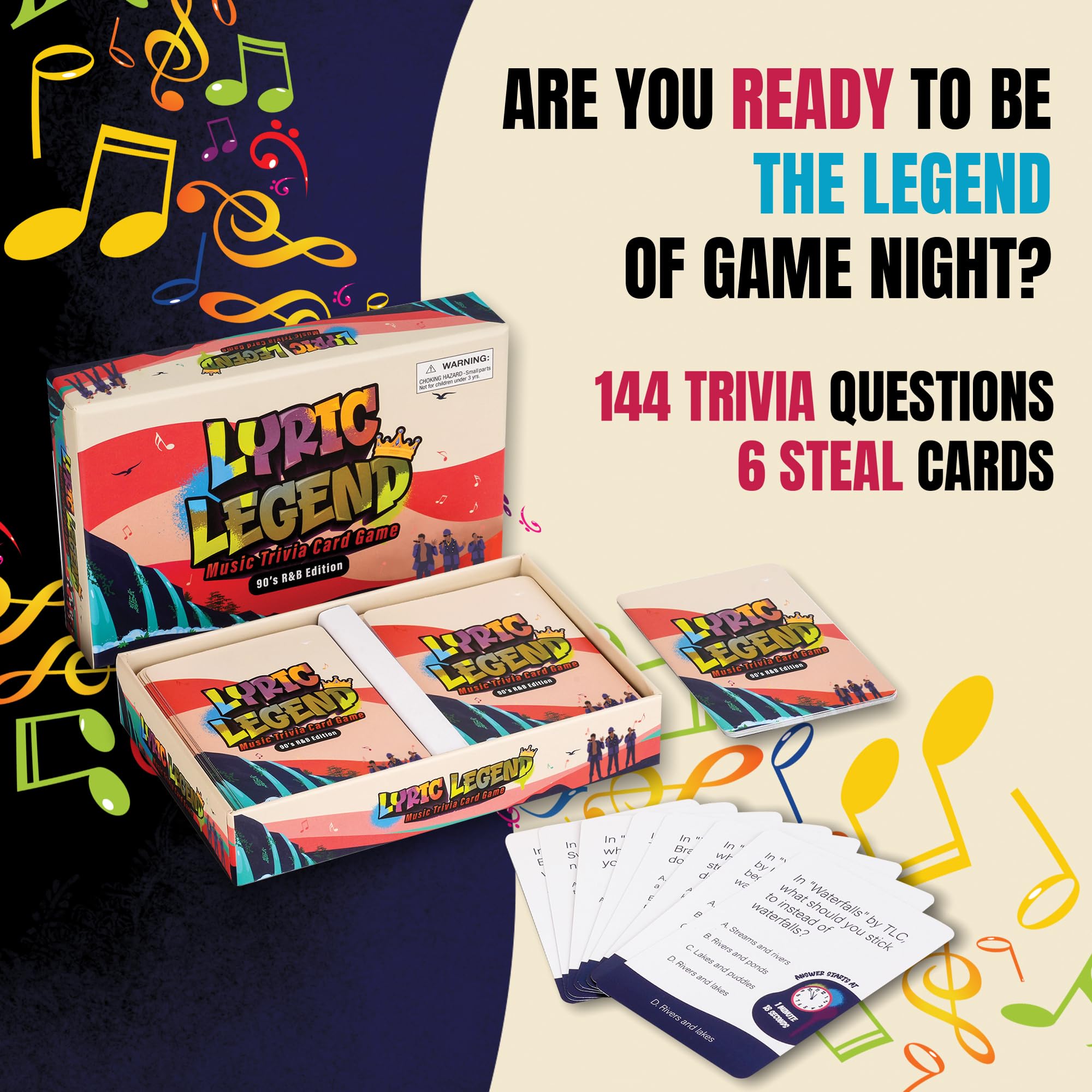 Lyric Legend 3-in-1 box shown with expandable decks.