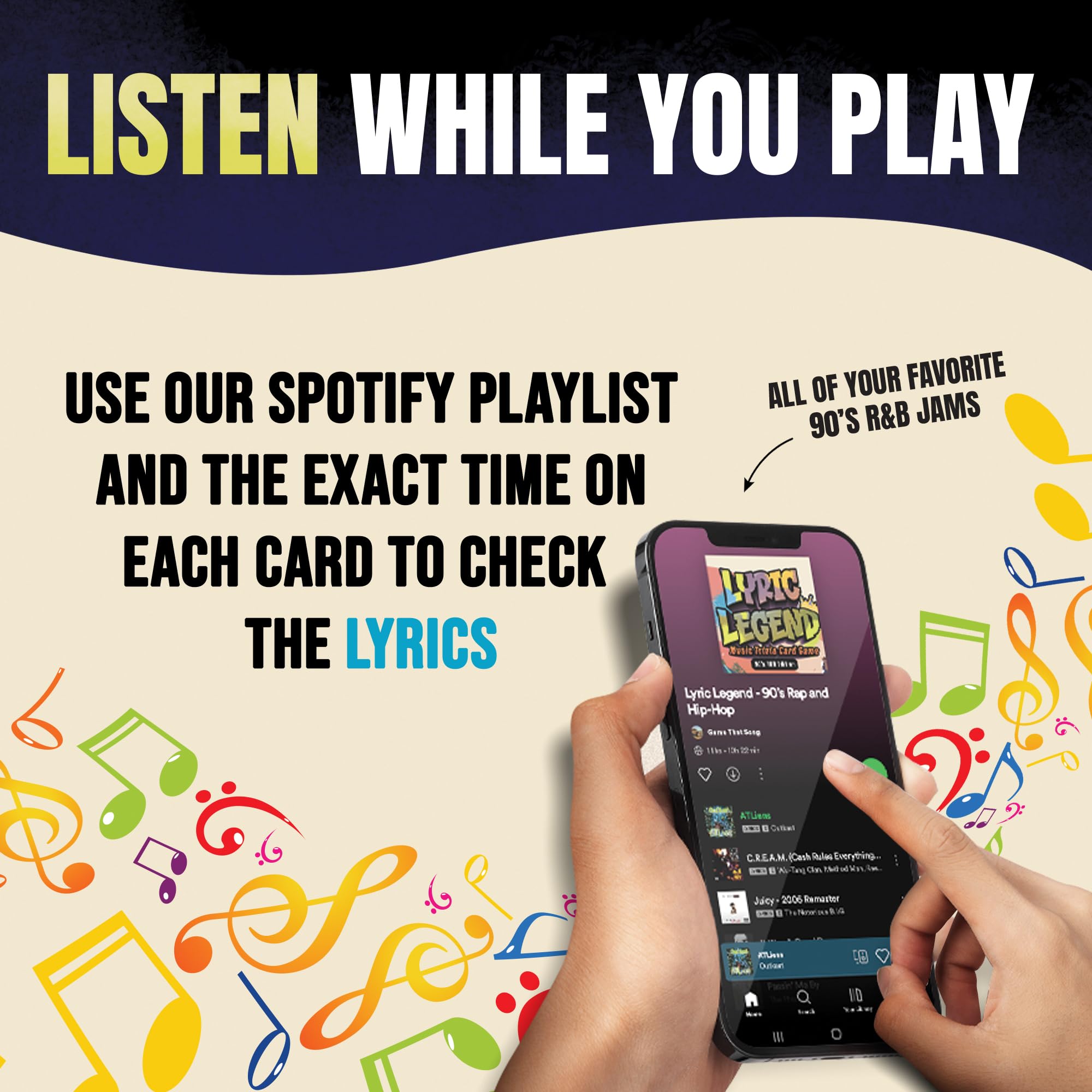 Lyric Legend gift-ready box for 90s lovers.