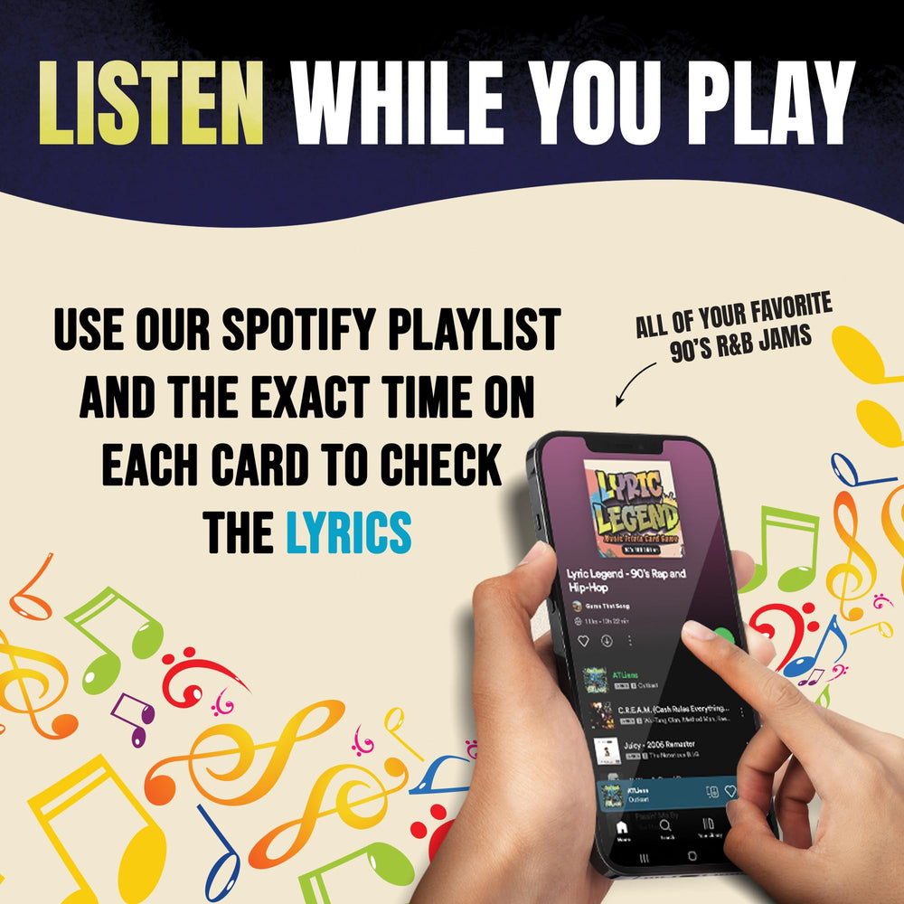 Lyric Legend gift-ready box for 90s lovers.