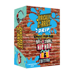 Lyrically Correct OG Waterproof Card Deck designed for spill-free outdoor play.