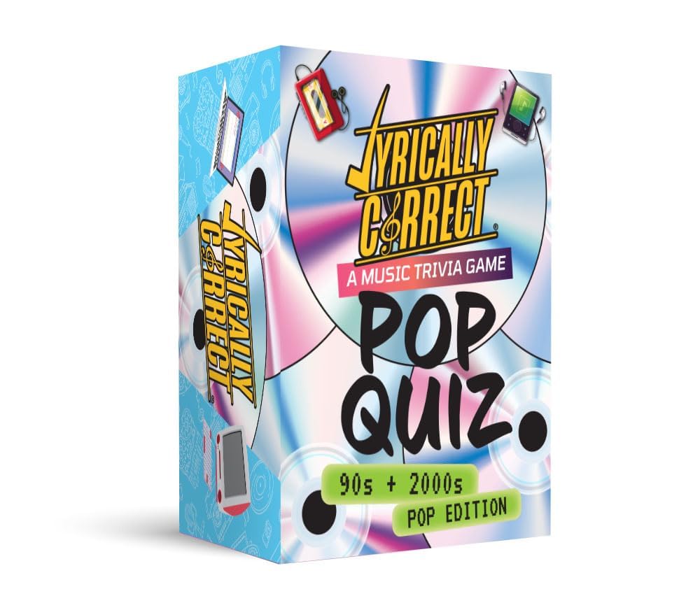 Lyrically Correct Pop Edition lyrics cards for nostalgic sing-alongs and party trivia.