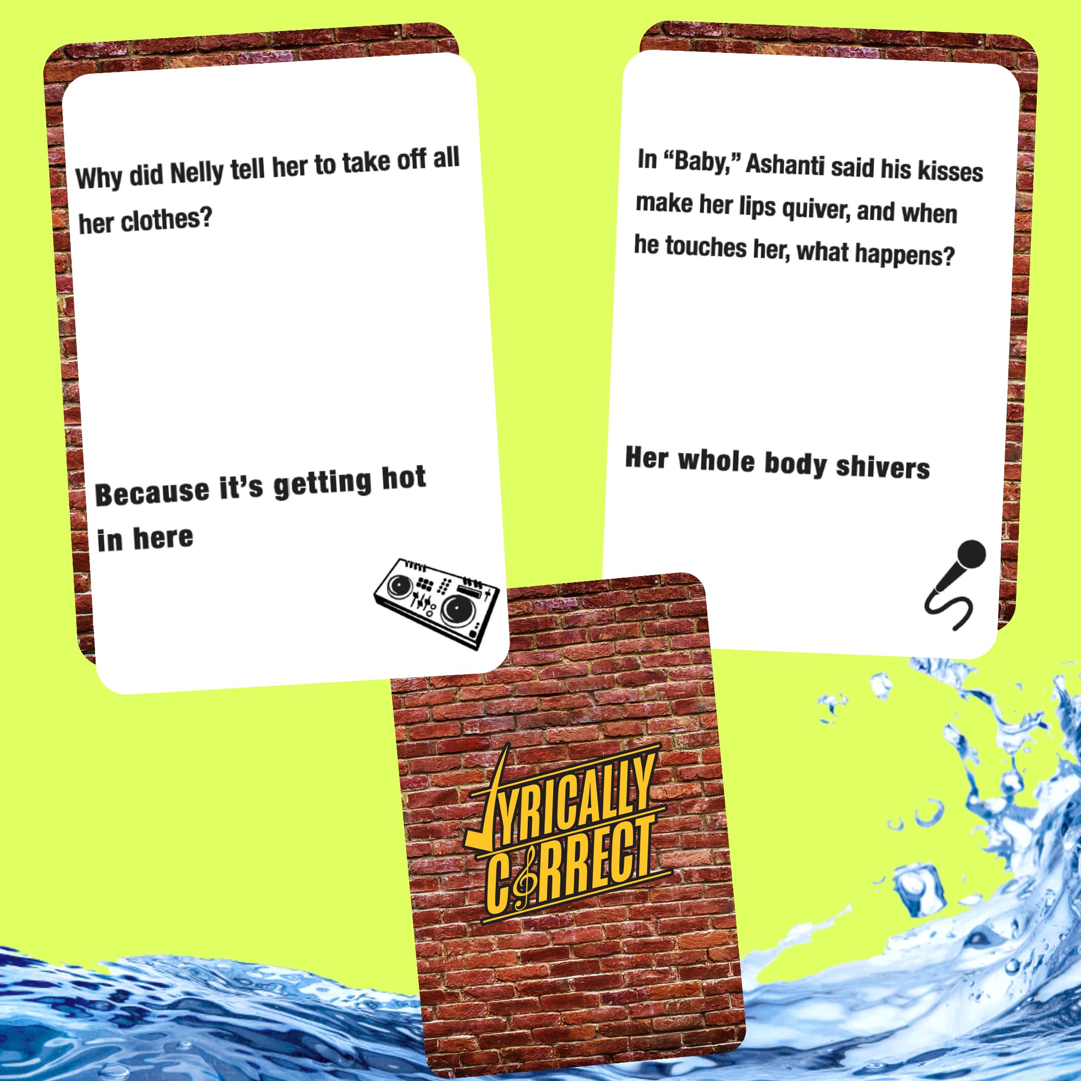 Lyrically Correct travel-friendly party game fits bags for road trips.