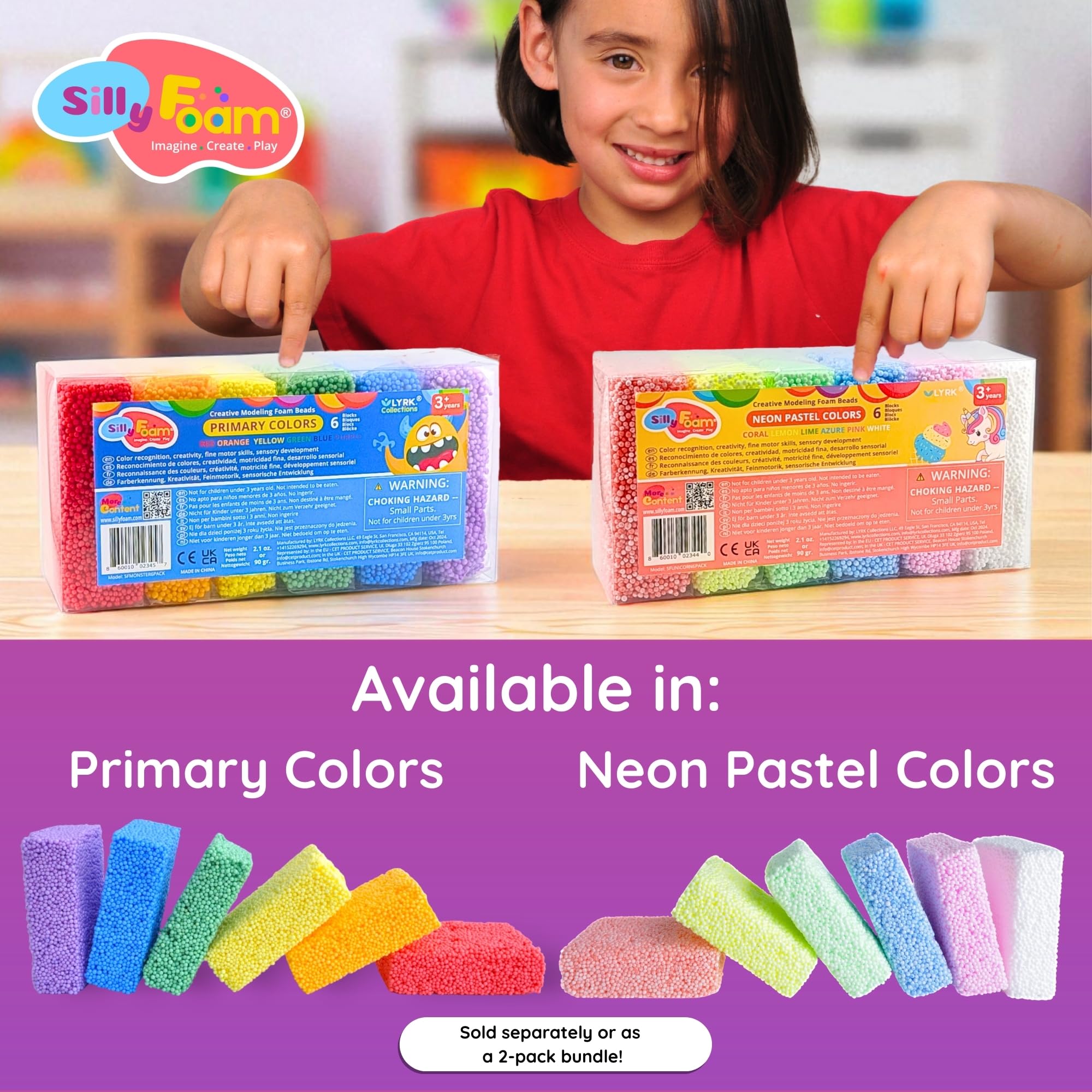 LYRK Collections Silly Foam storage bag keeps beads organized and ready to go