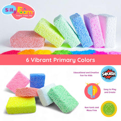 Close-up texture of LYRK Silly Foam showing moldable beads