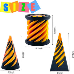 Lyzbbsoy Colorful illusion cone adds playful ambiance and tactile stimulation