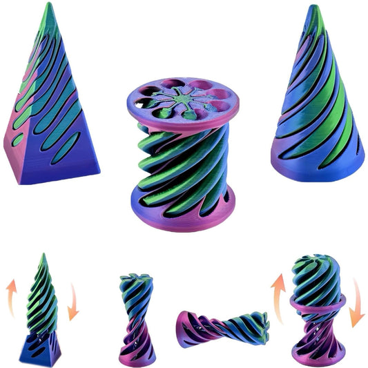 Lyzbbsoy impossible cone pack front view, compact desk-ready display.