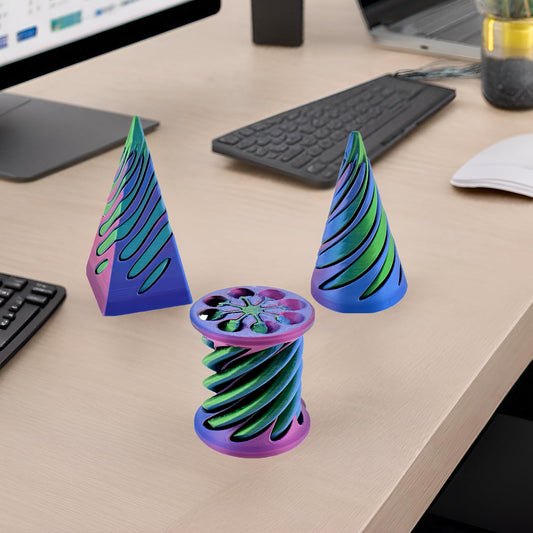 Lyzbbsoy spiral cone twist-action showing smooth motion.