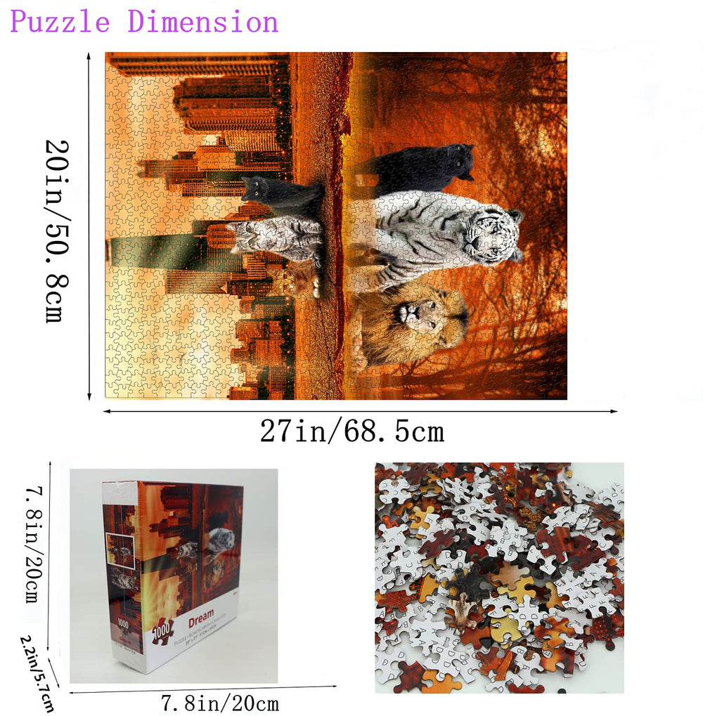 Lzbabyily animal puzzle with detailed scene for focused sessions.