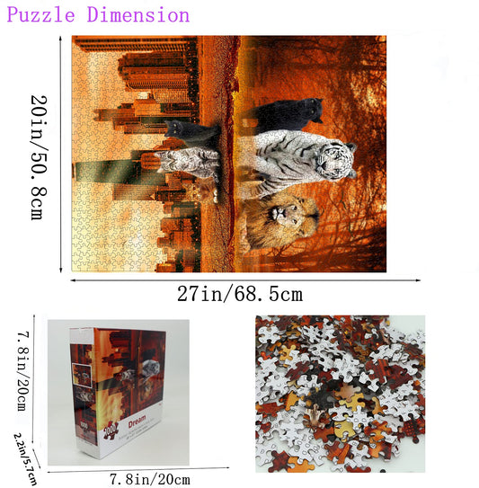 Lzbabyily animal puzzle with detailed scene for focused sessions.