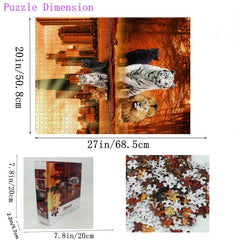 Lzbabyily animal puzzle with detailed scene for focused sessions.