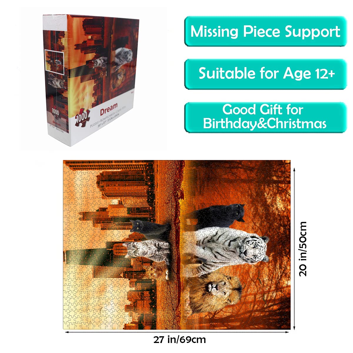 Lzbabyily 1-to-1 poster included guides solving and display.