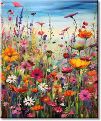 LZLHDE 1000-piece flowers puzzle with back-letters aids sorting.