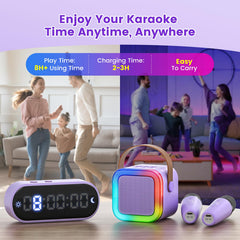 LZYOC kid-friendly karaoke system makes a thoughtful gift for birthdays or holidays.
