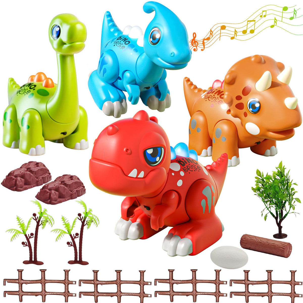 LZZAPJ Montessori dinosaur assembly set ready for imaginative play and STEM learning.