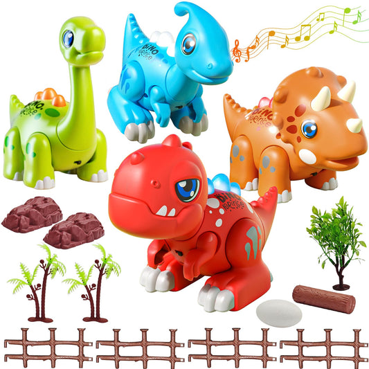 LZZAPJ Montessori dinosaur assembly set ready for imaginative play and STEM learning.