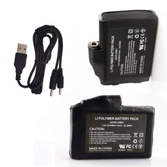 M Jiuyunmu 7.4V 2200mAh battery pack powering heated apparel