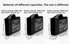 M Jiuyunmu 7.4V 3500mAh battery pack for longer warmth