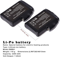 M Jiuyunmu 7.4V 5000mAh battery pack for extended sessions