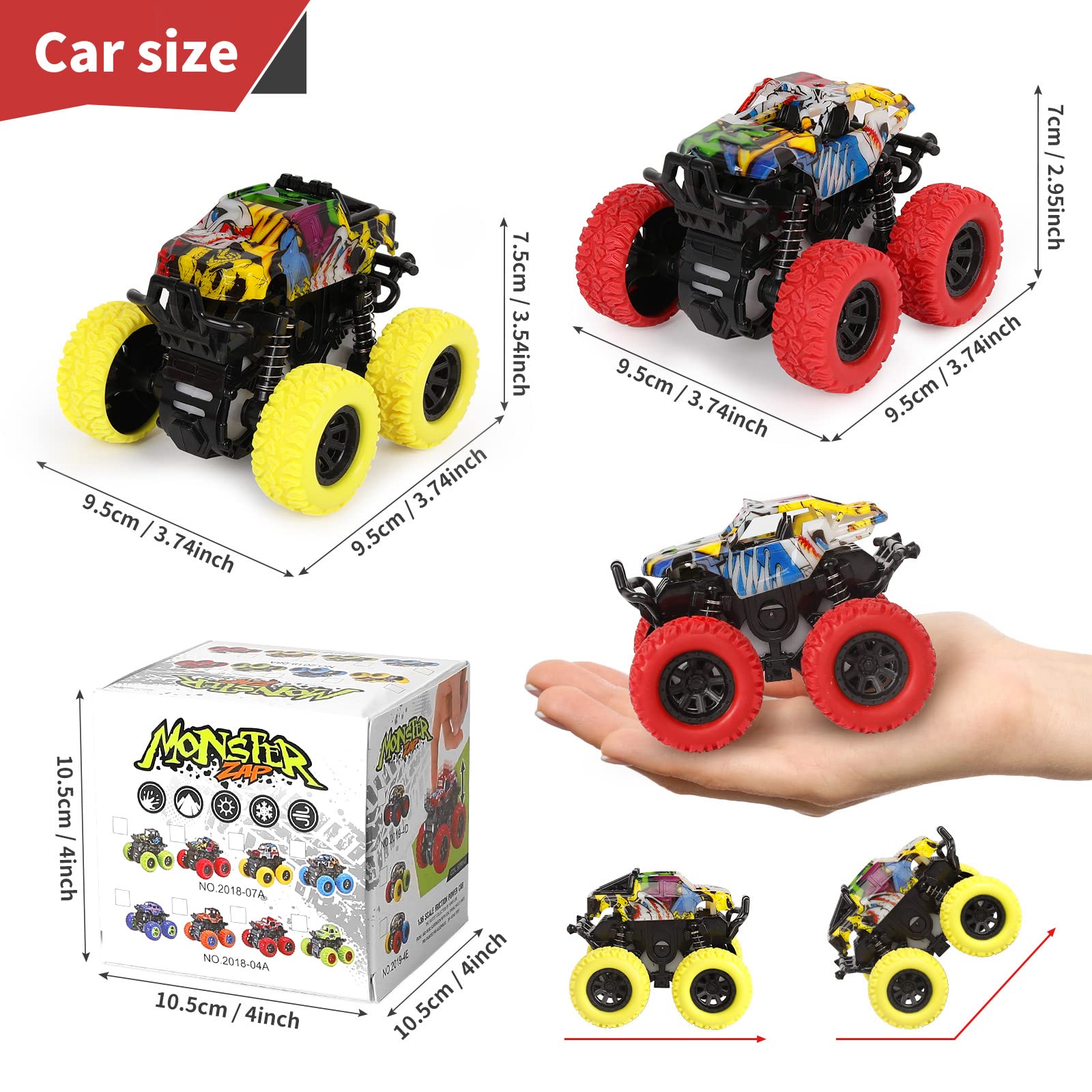 M SANMERSEN anti-collision springs protect the toy during bouncing sessions.