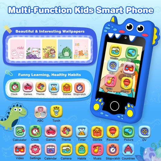 Back view shows durable silicone body and safety grip for toddlers.