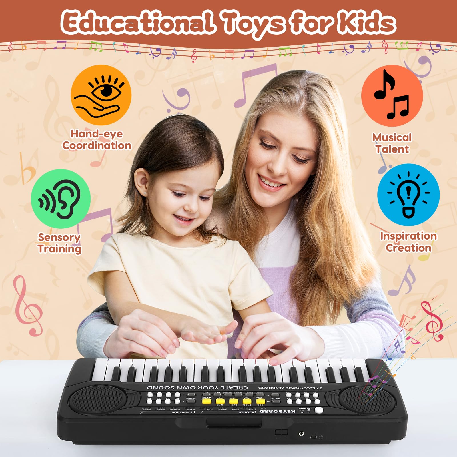 M SANMERSEN dual speaker setup delivers clearer richer sound for learning