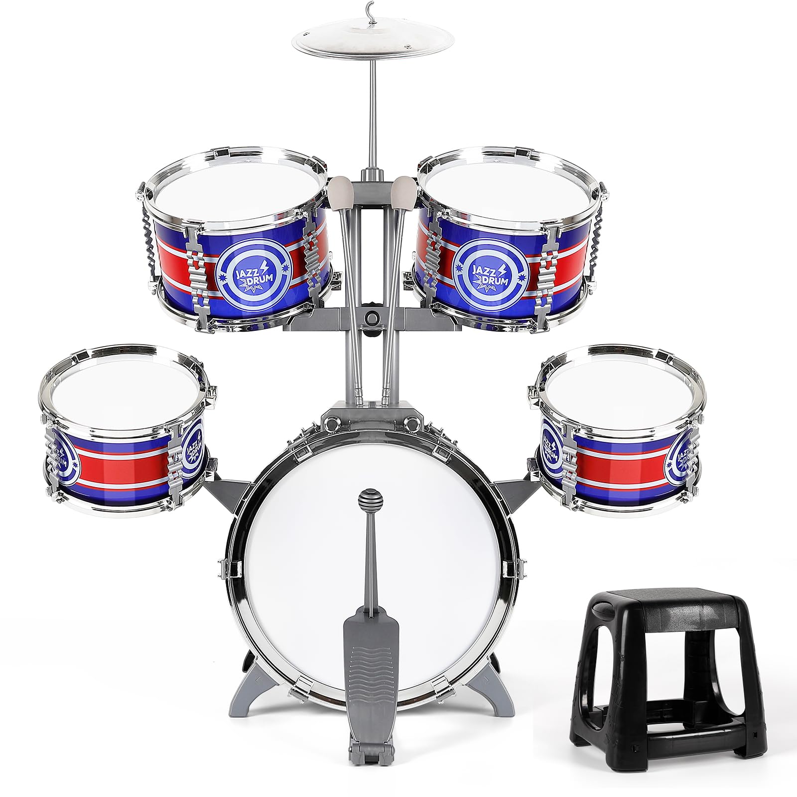 M SANMERSEN kids drum kit sparks safe creative exploration.