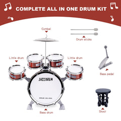 M SANMERSEN kids drum set playtime scene captures creative rhythm exploration
