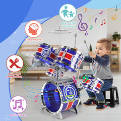 M SANMERSEN drumsticks offer comfy grip for young performers.