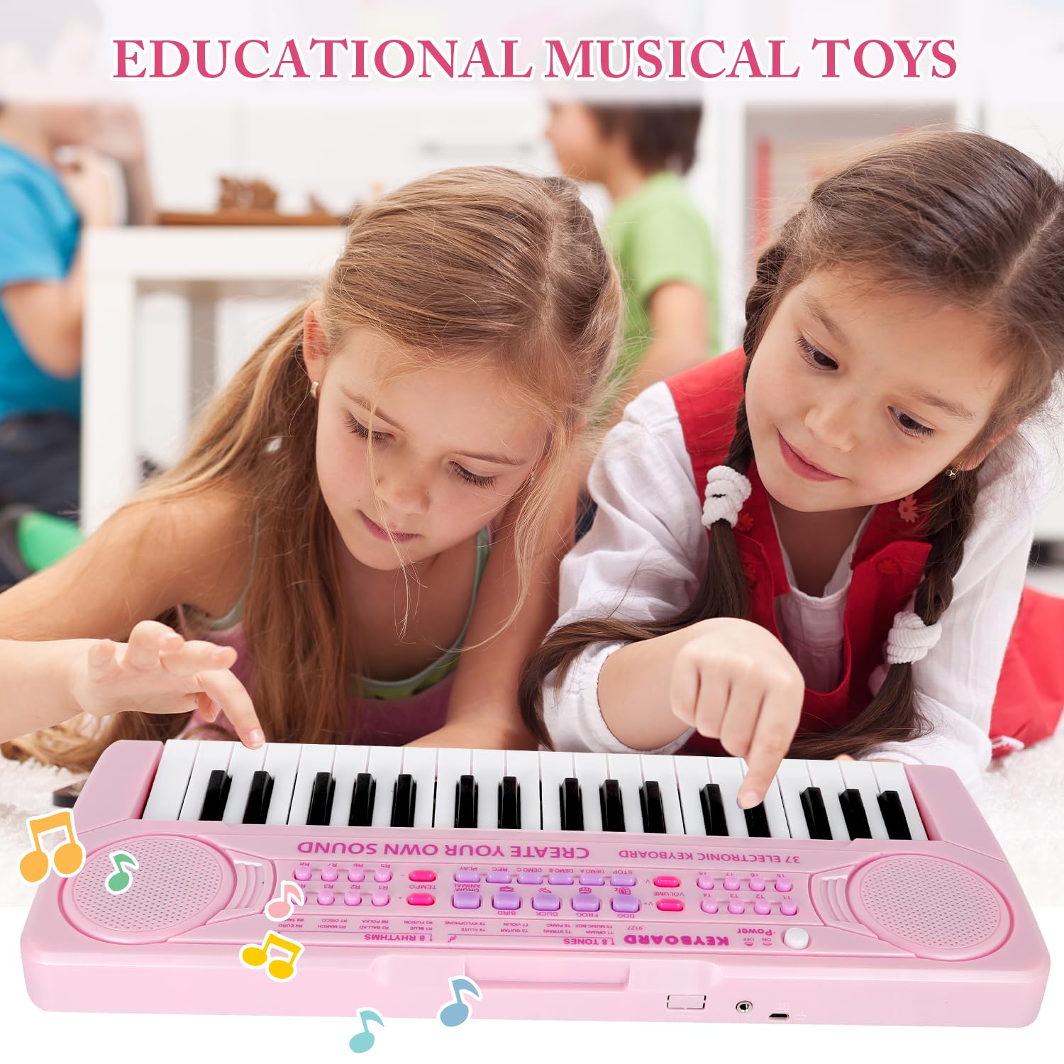 M SANMERSEN compact design fits on desk or lap during play.