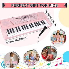 M SANMERSEN keyboard powered by batteries or USB for flexible play
