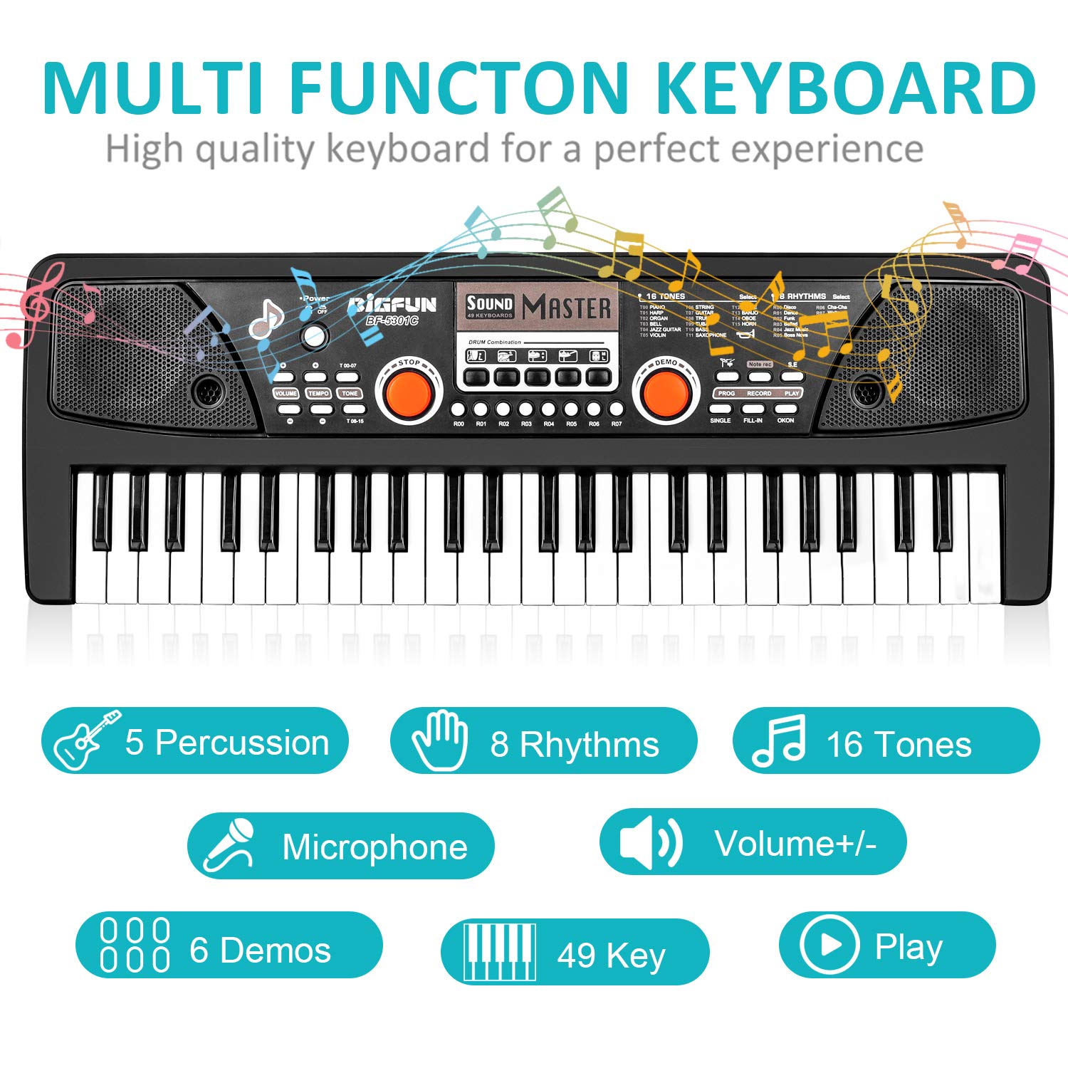 M SANMERSEN USB and AUX-IN ports for music along with devices.