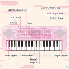 M SANMERSEN keyboard with USB charging for easy power.