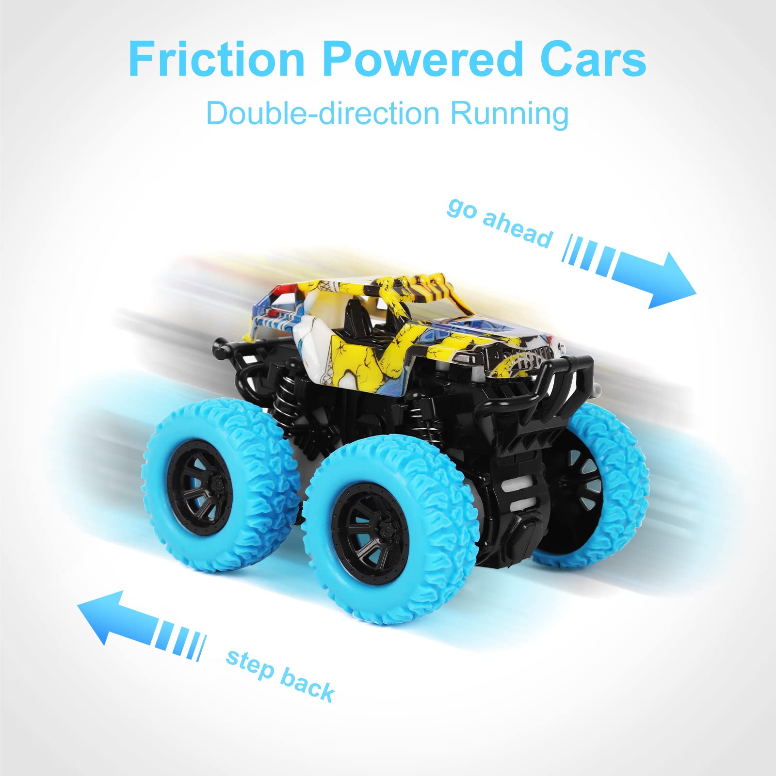 M SANMERSEN Monster Truck 360° rotation in action for thrilling spins.