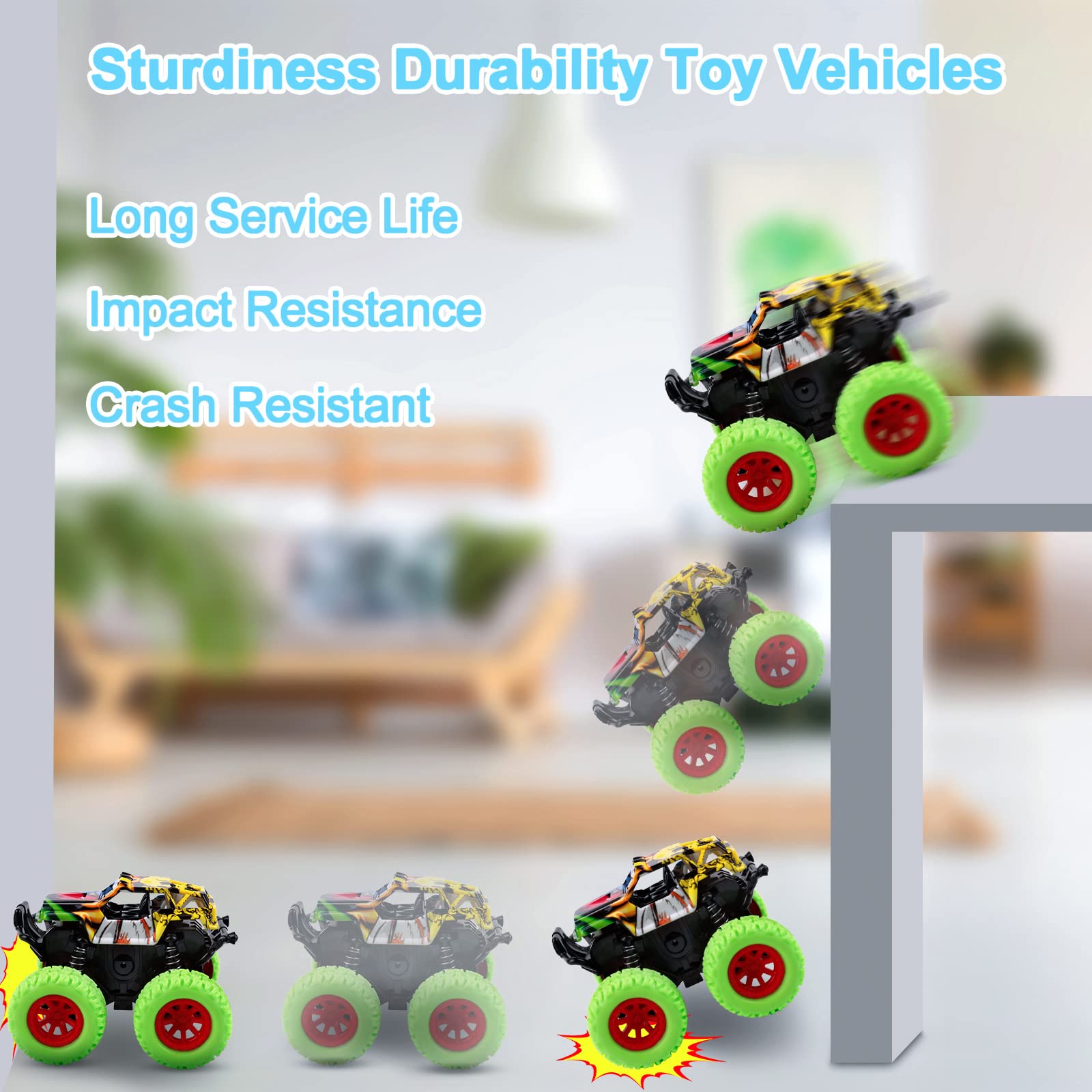 M SANMERSEN friction-powered toy, no batteries needed for endless room-to-room play.