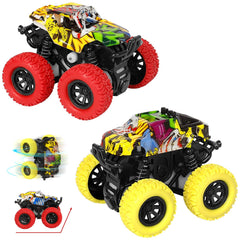 M SANMERSEN monster truck red for durable indoor and outdoor play.