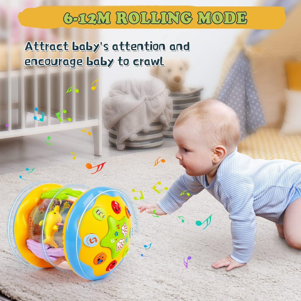 M SANMERSEN star shaped drum buttons invite babies to press and explore rhythms.