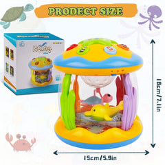 M SANMERSEN three wheels allow rolling or sliding play during crawling and tummy time.