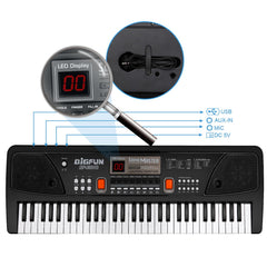 M SANMERSEN piano dual speakers deliver clear, engaging sound