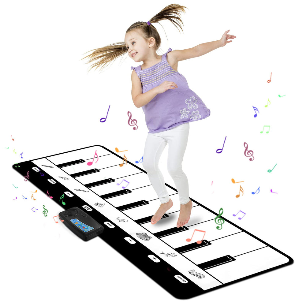 M SANMERSEN Piano Mat keyboard play area boosts early motor skills and musical curiosity