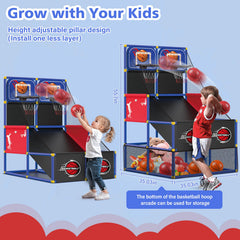 M SANMERSEN sturdy PVC frame supports energetic play.