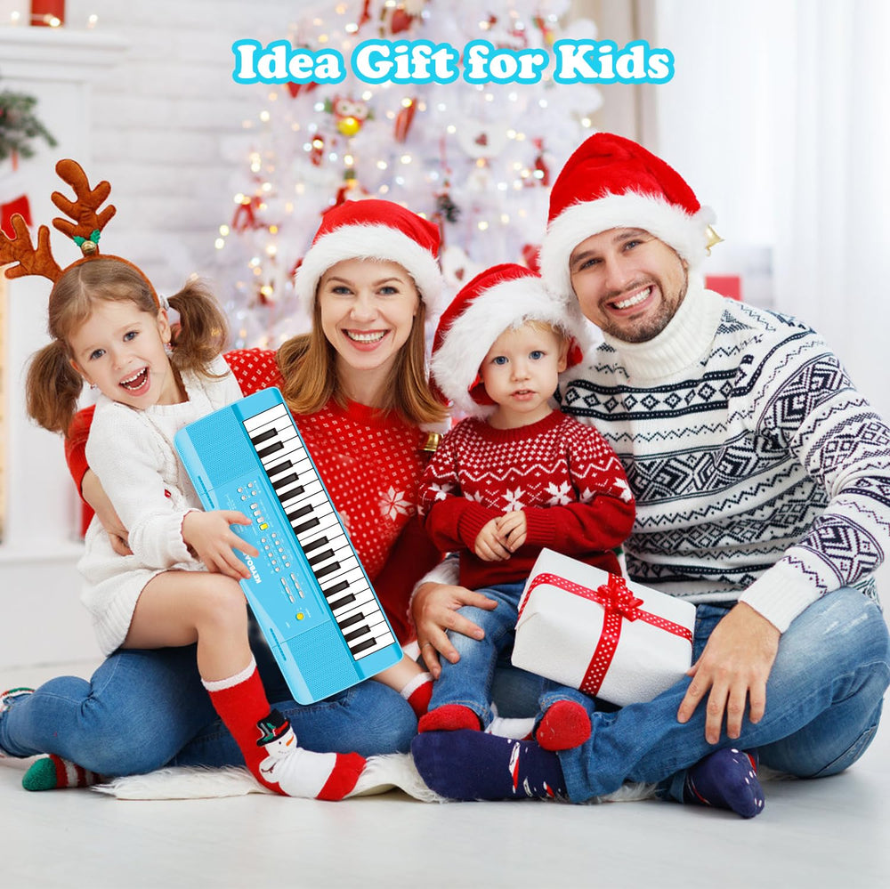 M SANMERSEN toy piano blue compact size ideal for travel