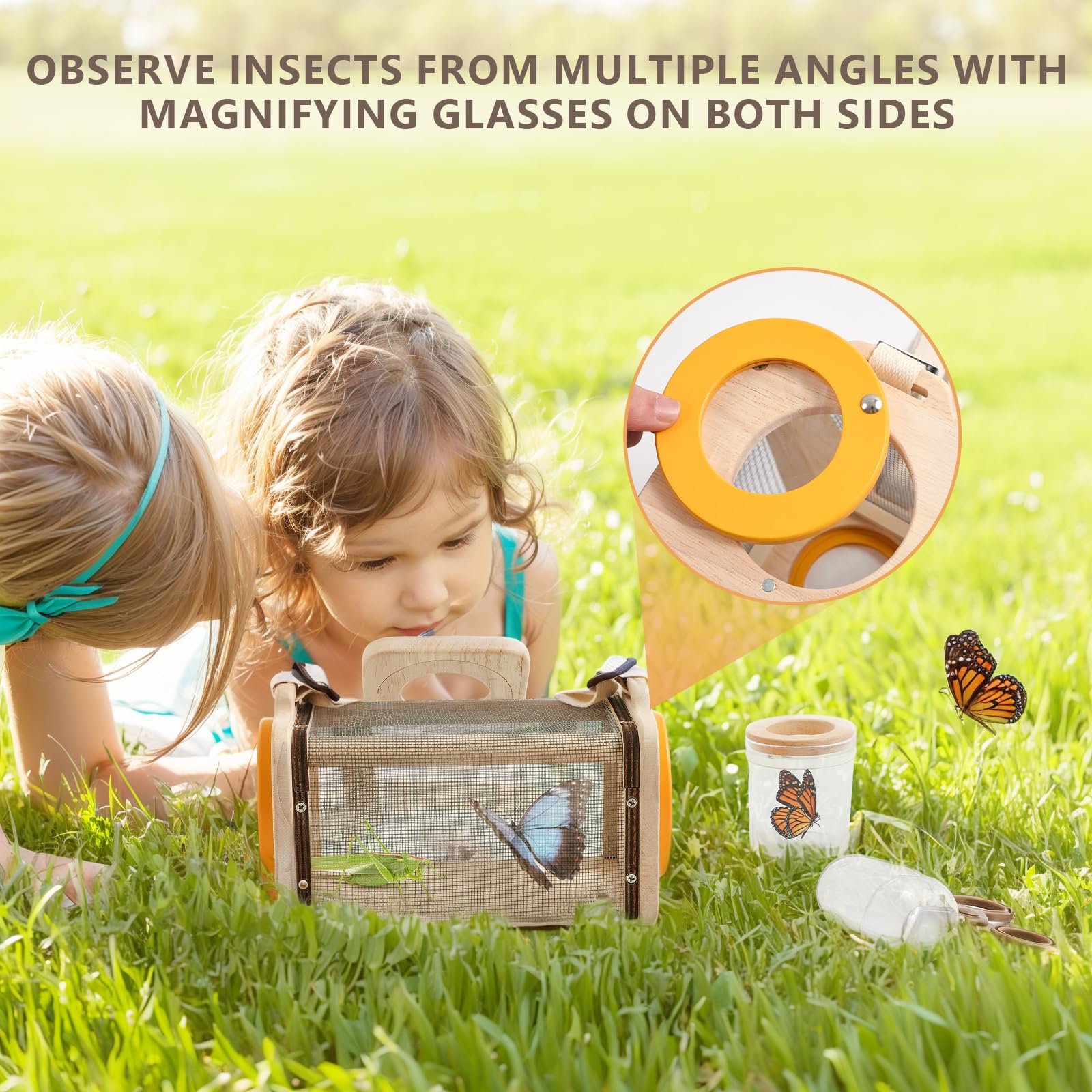 Macabaka tweezers enable gentle handling and precise insect study.
